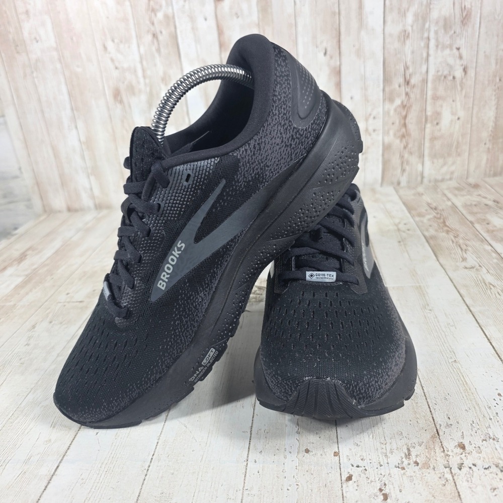 Brooks Ghost GTX Women's Running Shoes Black Waterproof Sz 10.5 - Picture 5 of 8